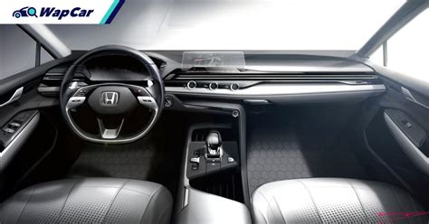 Interior of all-new 2022 Honda Civic FE teased - futuristic yet simple | WapCar