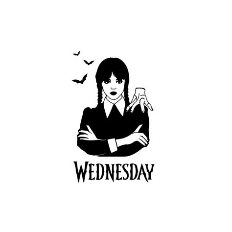 Wednesday Svgwednesday Png Wednesday Addams the Addams - Etsy in 2023 | Cricut, Schablonen, Svg