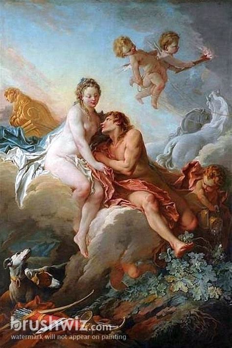 Aurora And Cephalus by Francois Boucher - Oil Painting Reproduction