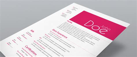 StockInDesign 3 CV/Resume Templates - StockInDesign