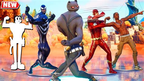 Toon Meowscles Emote Fortnite on Other Skins! It's look Legendary. Drop ...