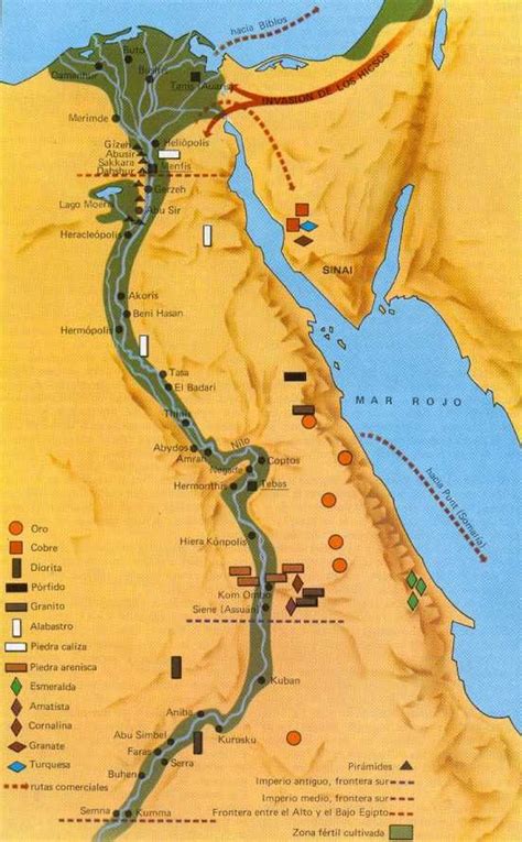 Mapa del antiguo Egipto | Egipto, Egipto antiguo, Mapas