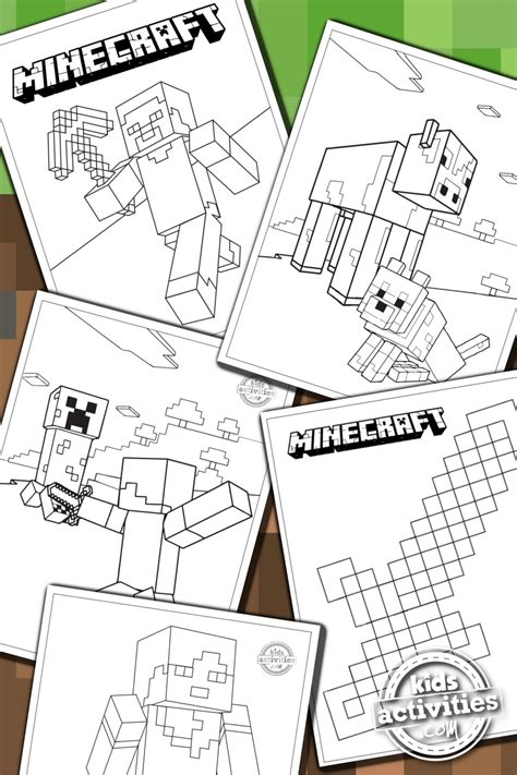 Minecraft Pictures To Print And Draw