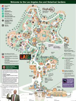 La Zoo Map | Color 2018