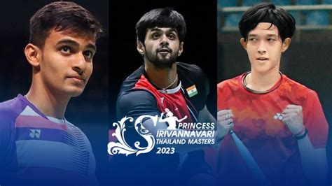 Thailand Masters Badminton: Sai Praneeth and Kiran George eye ...