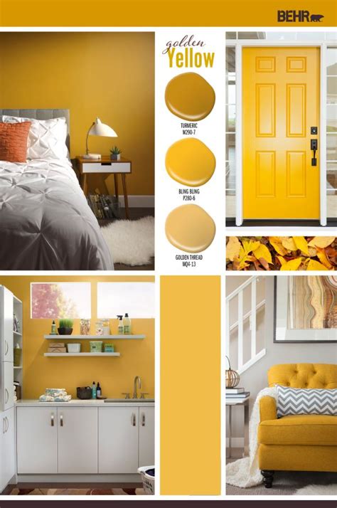 Mustard Yellow Paint Colors from Behr