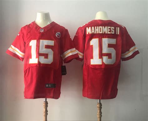 Men Kansas City Chiefs 15 Mahomes ii Red Elite Nike Elite NFL Jersey