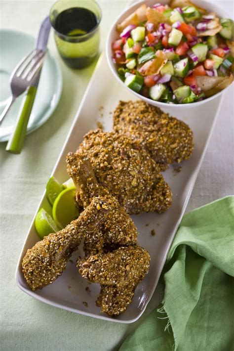 Dukkah Crusted Chicken Pieces with Lime Our Recipes | Lilydale free range chicken | Recipes ...