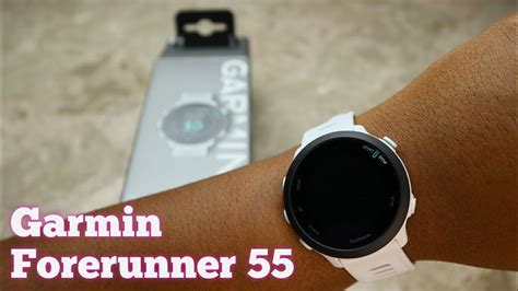 Garmin Forerunner 55 White Unboxing - YouTube