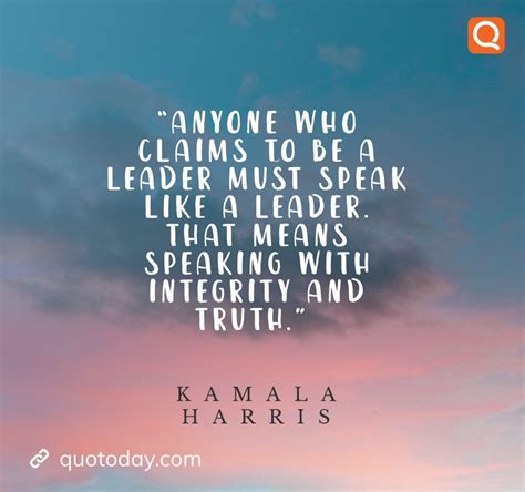 Top 25 Kamala Harris Quotes - Quotoday