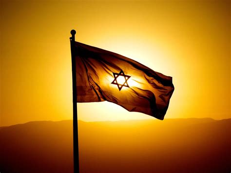 Sunrise Through Israeli Flag : r/vexillology