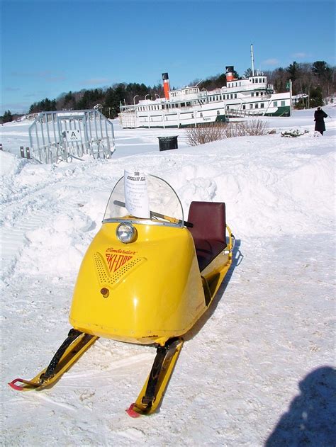 1965 Bombardier Ski-Doo one of vintage snowmobiles at Wharf Saturday - Muskoka Today