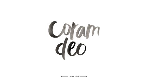 Coram Deo | Camp 2016 Theme on Behance