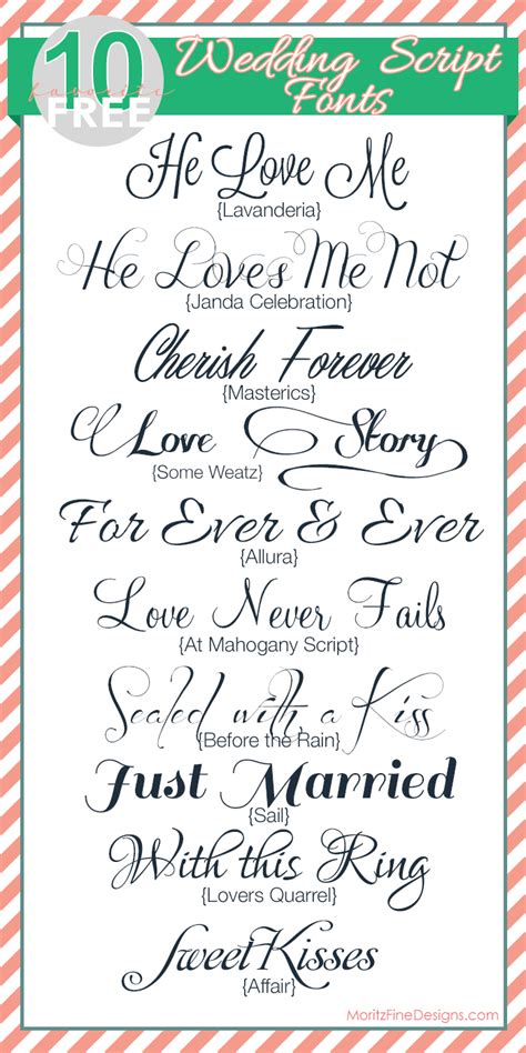 Fabulous Free Wedding Script Fonts | Wedding Ideas | Wedding script fonts, Silhouette fonts ...