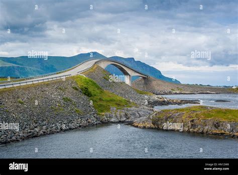 Atlantic Ocean Road bridge, Norway Stock Photo - Alamy