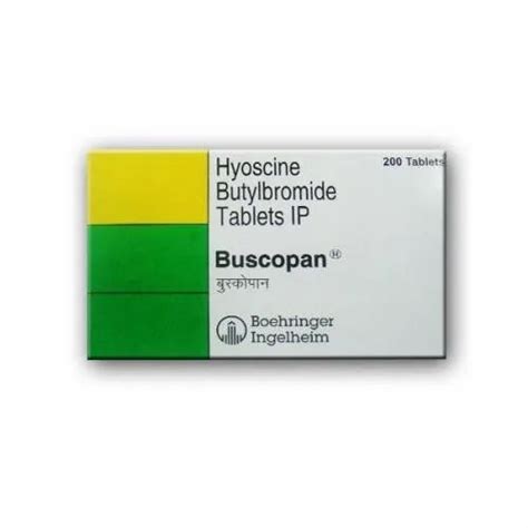 Hyoscine Butylbromide Tablets, Prescription at Rs 120/box in Ahmedabad ...