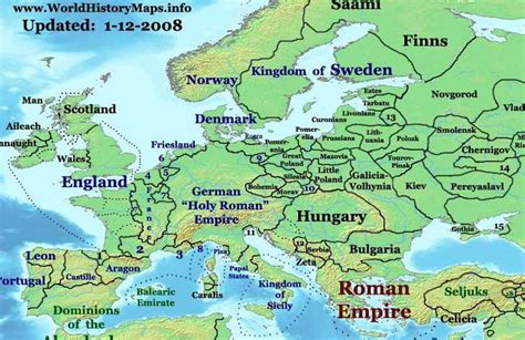 Europe-1200 ad Hungarians (Magyars) arrived in the land of Hungary from the east in the 9th ...