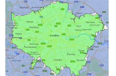 ULEZ and LEZ Maps London 2021 - ULEZ