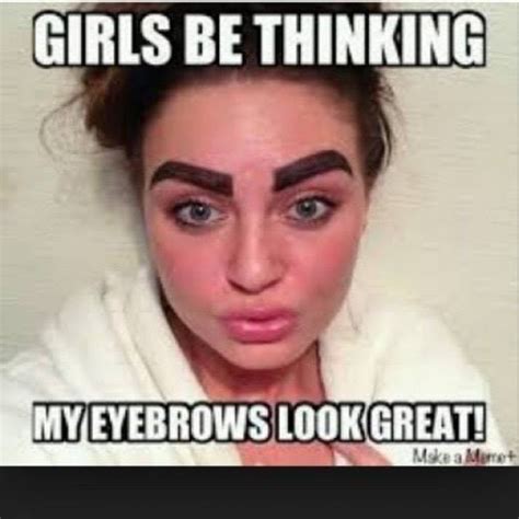 Pin by AliMay Magallanez on Twisted humor | Funny eyebrows, Bad eyebrows, Crazy eyebrows