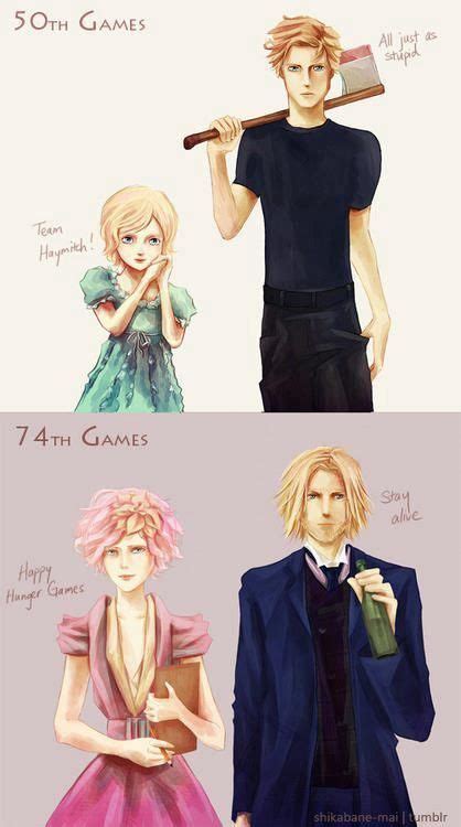 hunger games haymitch and effie - Google Search | Hunger games fandom, Hunger games fan art ...