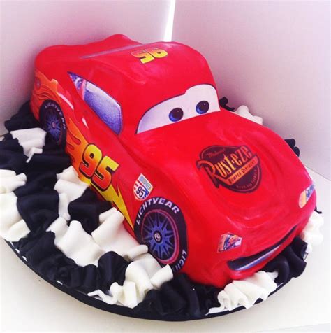 Iced Out Company Cakes!: Lightning McQueen Car Cake!