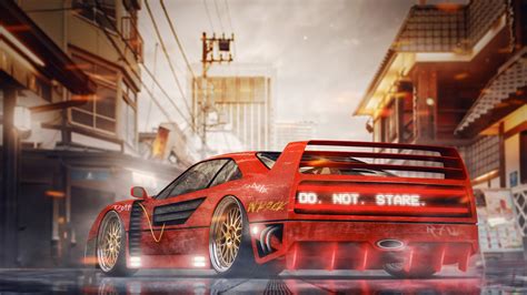 Ferrari F40 Digital Art 4k, HD Cars, 4k Wallpapers, Images, Backgrounds, Photos and Pictures