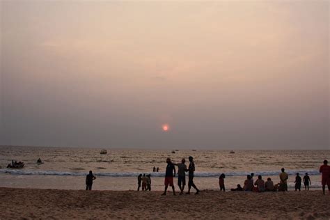 Heart Warming Sunset at Candolim Beach Goa - i Share