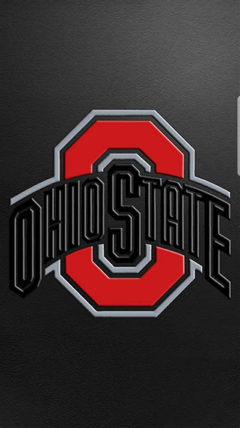 Ohio State Buckeyes Logo on Black Background