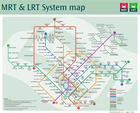 Transit Maps: Future Map: Singapore MRT with Future Extensions