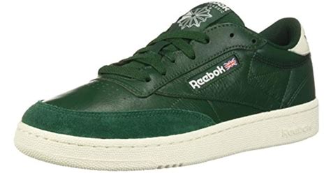 Reebok Leather Club C 85 Fashion Sneaker in Green for Men - Lyst