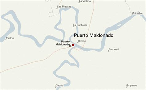 Puerto Maldonado Peru Map