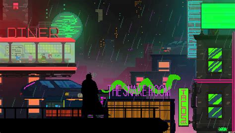 Cyberpunk Pixel Art I did : r/Cyberpunk