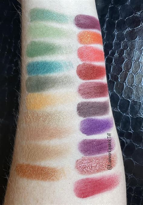 Melt cosmetics amor y mariposas palette swatches : r/swatchitforme