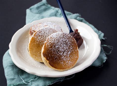 Vegan Dorayaki Japanese Pancake with Red Bean Paste Filling