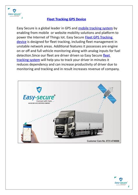 Fleet tracking gps device ms doc by EasySecure - Issuu