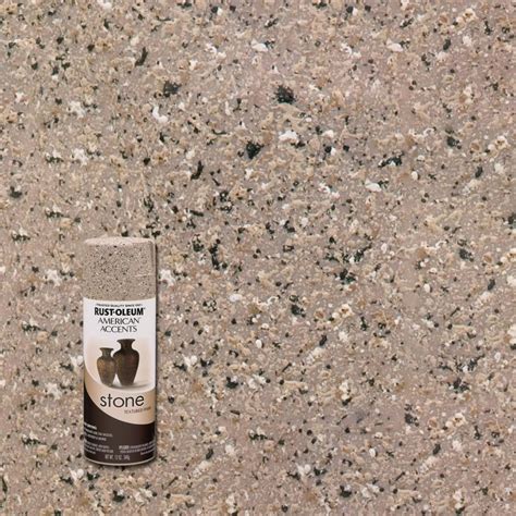 Rust-Oleum American Accents 12 oz. Stone Creations Pebble Textured Finish Spray Paint (6-Pack ...