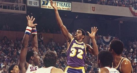 This Day In Lakers History: Magic Johnson Starts At Center Vs. 76ers In ...