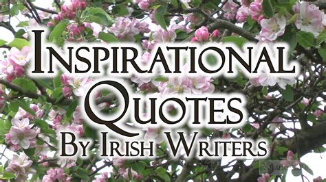 Inspirational quotes by Irish Writers - YouTube