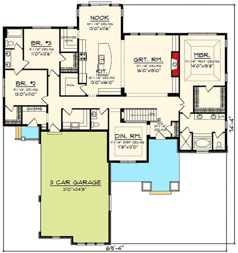 Spacious Ranch Home Floor Plans - floorplans.click