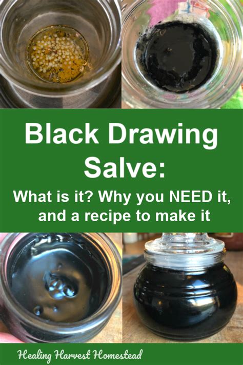 Homemade Drawing Salve Recipe - Homemade Ftempo