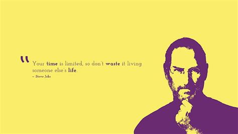 Online crop | HD wallpaper: Steve Jobs illustration with quote letter ...