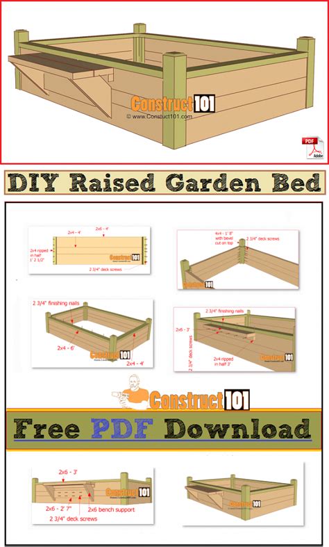 Building A Raised Garden Bed with legs For Your Plants | Raised garden beds diy, Diy raised ...