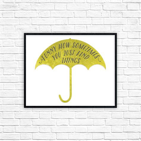 Yellow Umbrella How I Met Your Mother Poster Singapore | lupon.gov.ph