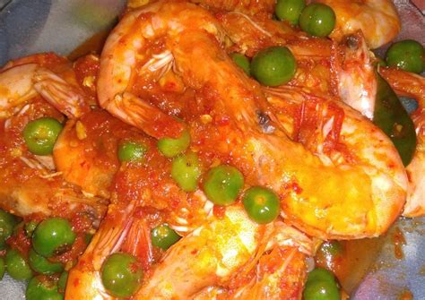 Resep Udang sambal balado leunca oleh Ira Puspita - Cookpad