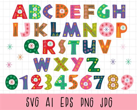 Christmas Font Clipart, Alphabet Christmas 26 Bundle Clipart ,christmas ...