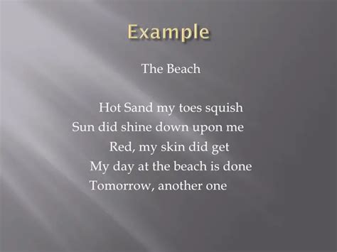 Examples of tanka Poems