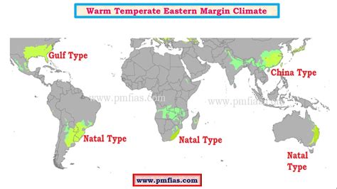 Temperate Climate Zone Map