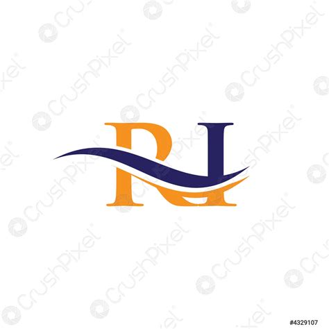 RI Linked Logo for business and company identity Creative Letter ...