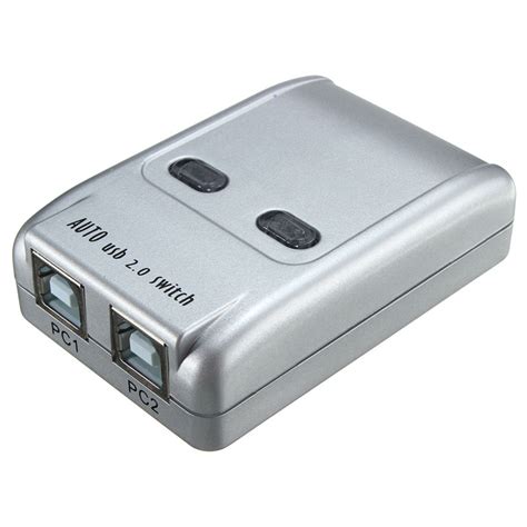 USB Cables, Hubs & Adapters 2 Port USB 2.0 Manual Sharing High Quality Switch BOX Printer ...