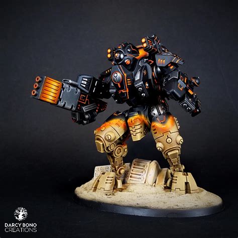 After a year of painting a stealth themed Tau project, I finally got around to finishing a ...